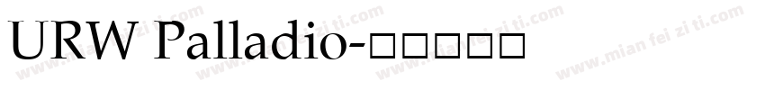 URW Palladio字体转换